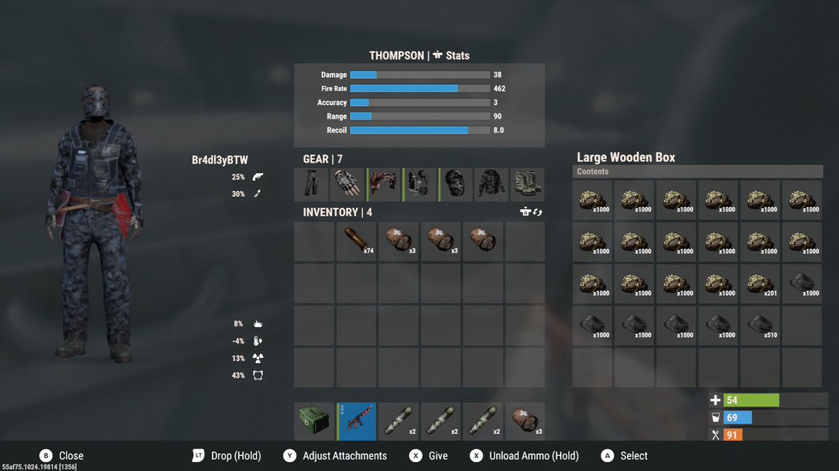 BMlds28's tweet photo. Farming=success #rustconsole https://t.co/n5hyj2tvUH