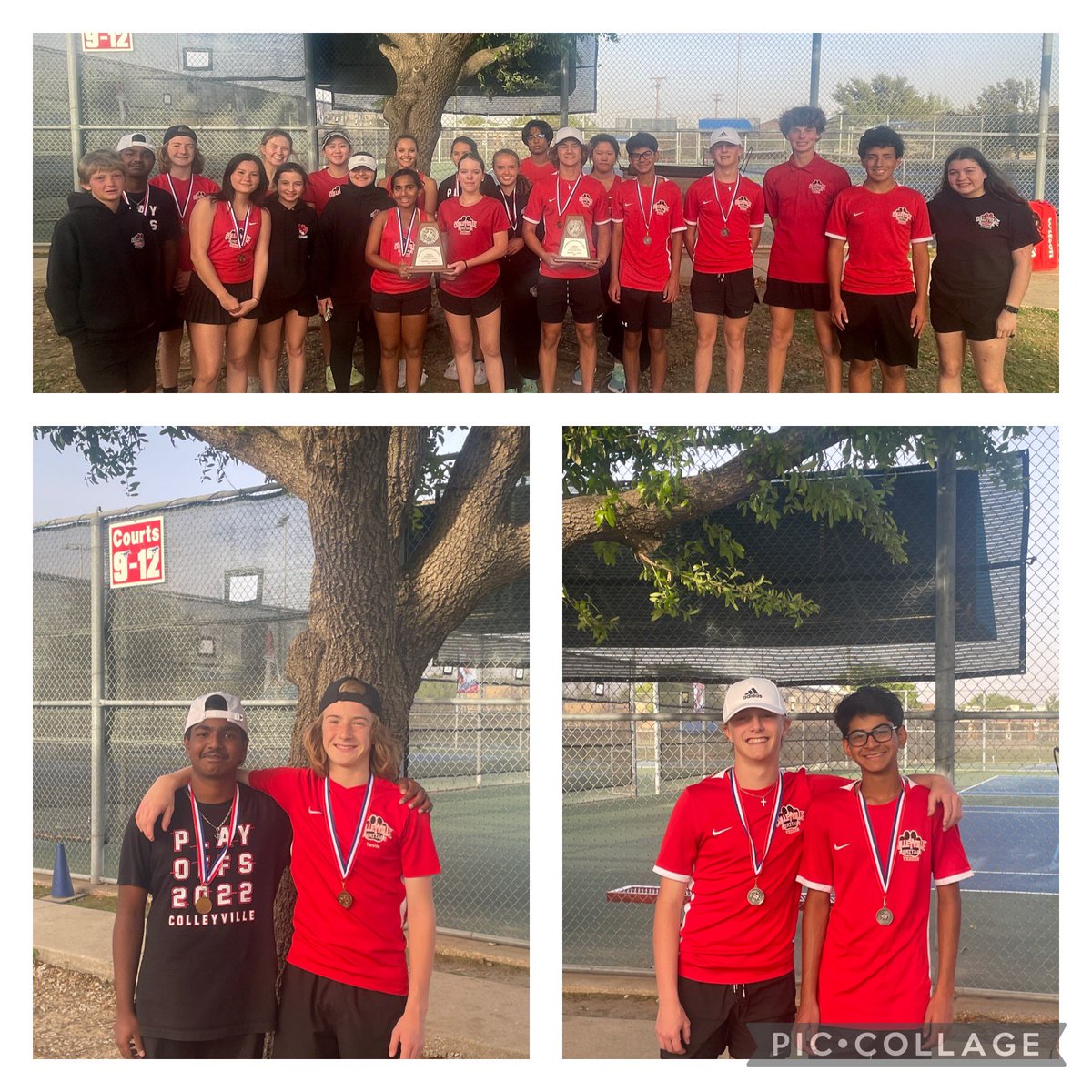cheritagetennis's tweet image. Great way to finish off the year for JV. Can’t wait to see what these kids will do the next few years. Finished 2nd overall in district!
🥈Ali/Connor
🥉Manas/Finn
🥉Wes/Taylor
🥉Adiva/Elsie
🥉Emma 
🥉Gage 
@GCISD_Athletics @JuliaStephen9