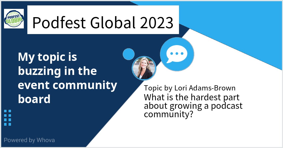 loriadbr's tweet photo. Wow, my thread is on fire! ๐ฅ๐ฅ๐ฅ Check out the discussion on the event app. #podfestglobal2023 #podfestglobal - via #Whova event app https://t.co/cBC9UtHYYe