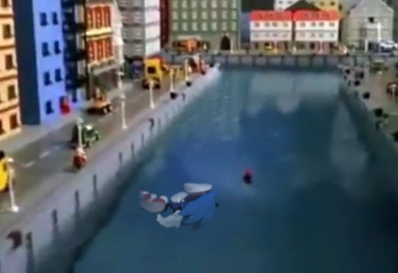 NEO on X A man has fallen into the river in LEGO city https t P3KnEFCQ0f X