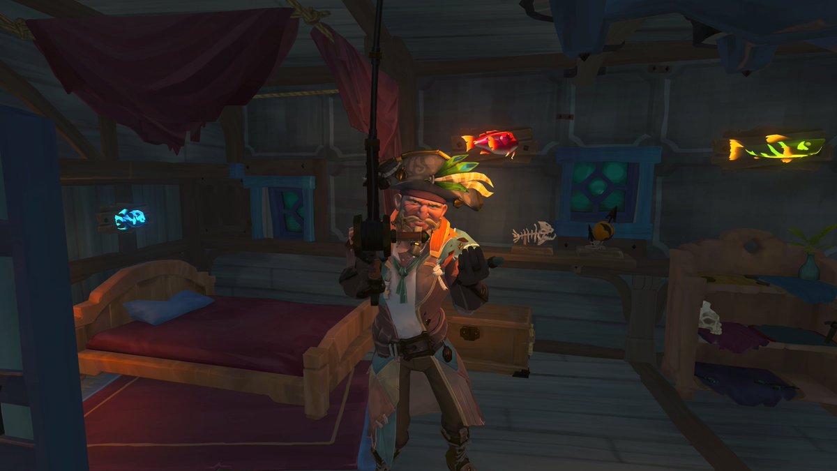 campbecw's tweet photo. @SeaOfThieves #SoTShot 
Theme: Catch of the Day
Title: The Prettiest Catches of Many Days https://t.co/yUFniBmWRR