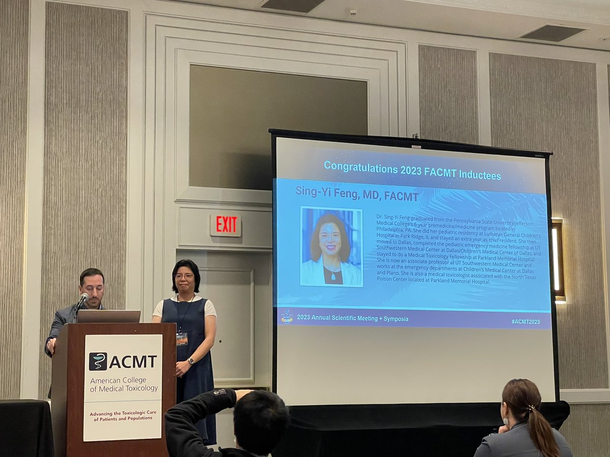 Todd Phillips (@toddstoxtalks) on Twitter photo Congrats to <a href="/FengSing/">Sing-Yi Feng</a> for becoming FACMT! So grateful have to gotten to work with you and this award is long overdue! #ACMT2023 <a href="/acmtmedtox/">American College of Medical Toxicology</a> Congrats to <a href="/FengSing/">Sing-Yi Feng</a> for becoming FACMT! So grateful have to gotten to work with you and this award is long overdue! #ACMT2023 <a href="/acmtmedtox/">American College of Medical Toxicology</a>