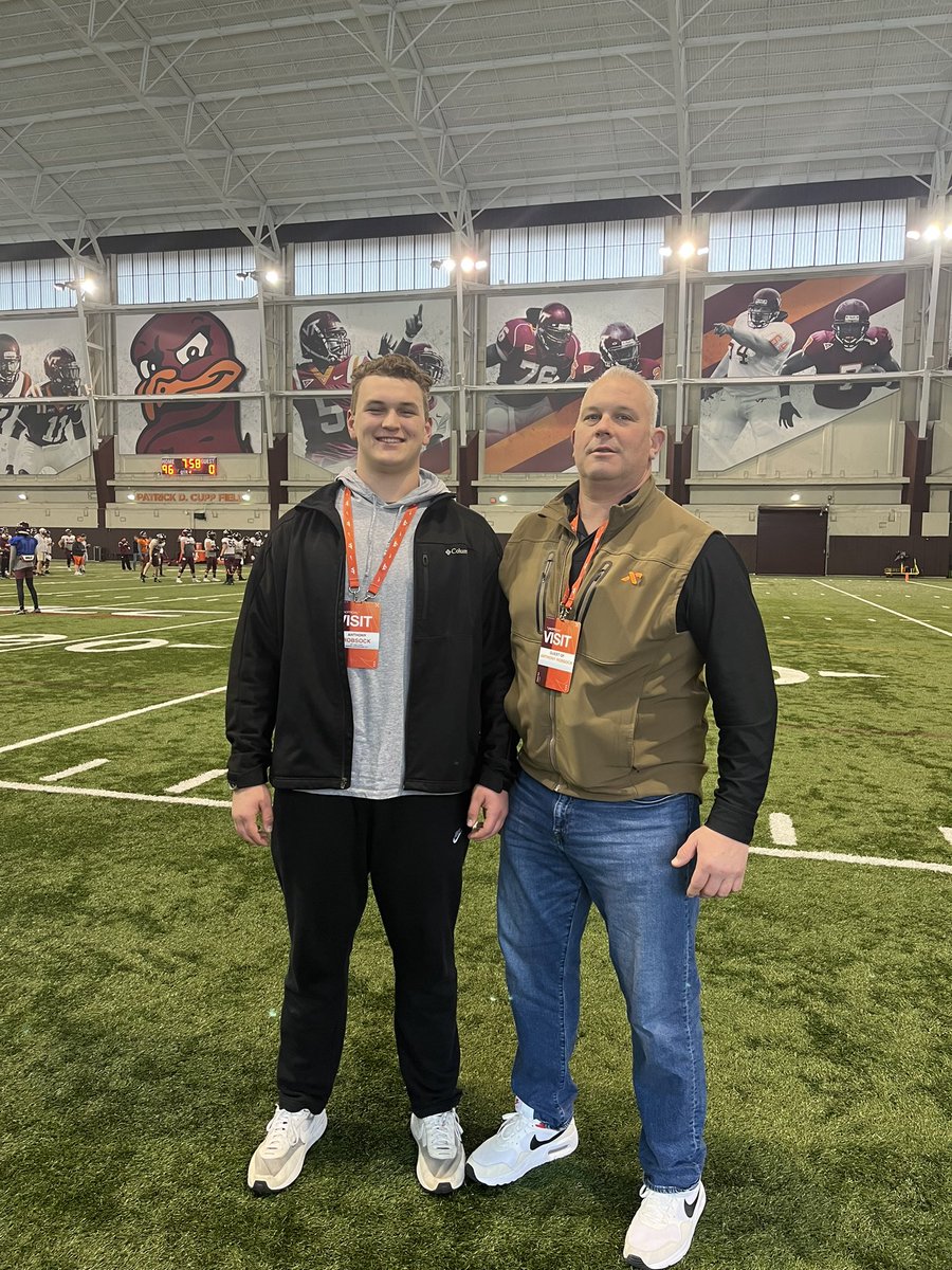 Anthony Robsock (@arobsock) on Twitter photo I had an amazing time in Blacksburg today. Thank you <a href="/Crook_VT/">Ron Crook</a> and <a href="/CoachPryVT/">Brent Pry</a> for having me and my family down to watch <a href="/HokiesFB/">Virginia Tech Football</a> compete. Also great to catch up with <a href="/jcprice59/">JC Price</a>. #GoHokies #ThisIsHome <a href="/CoachDoc621/">Coach Doc 62</a> <a href="/SportsByBLinder/">Brian Linder</a> @CoachVillagrana <a href="/camiecole/">Camie Cole</a> <a href="/joejoeheaden/">Joe Joe Headen</a> I had an amazing time in Blacksburg today. Thank you <a href="/Crook_VT/">Ron Crook</a> and <a href="/CoachPryVT/">Brent Pry</a> for having me and my family down to watch <a href="/HokiesFB/">Virginia Tech Football</a> compete. Also great to catch up with <a href="/jcprice59/">JC Price</a>. #GoHokies #ThisIsHome <a href="/CoachDoc621/">Coach Doc 62</a> <a href="/SportsByBLinder/">Brian Linder</a> @CoachVillagrana <a href="/camiecole/">Camie Cole</a> <a href="/joejoeheaden/">Joe Joe Headen</a>