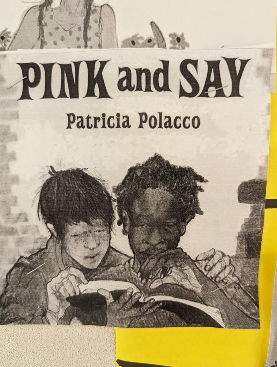 shcsd's tweet photo. 1st Gr celebrates their winner of the Final Four in their own March Madness Book Bracket! Pink &amp; Say by @PatriciaPolacco #HawksRead @plaea #NationalReadingMonth https://t.co/lW8HBN3C7a