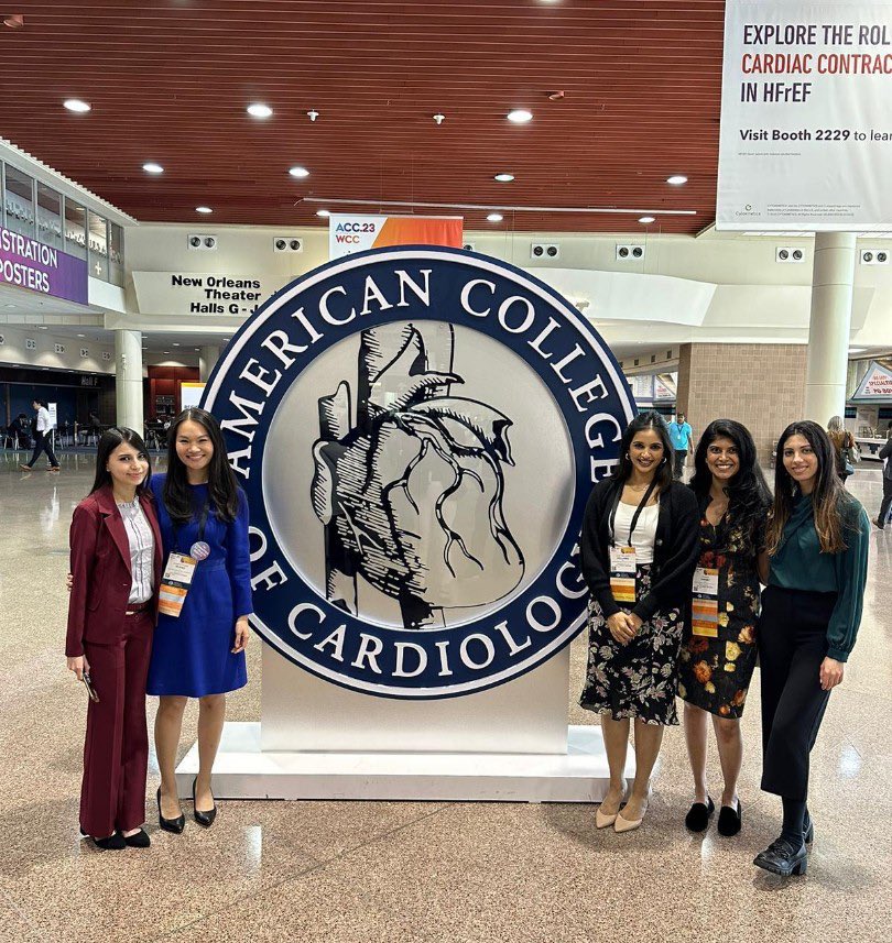 Can’t let #WomensHistoryMonth get away from me without highlighting some outstanding Women in Medicine  and scholars like these brilliant #GWIMRes who represented their work in #Cardiology at #ACC2023. 

#ProudPD #WomeninMedicine