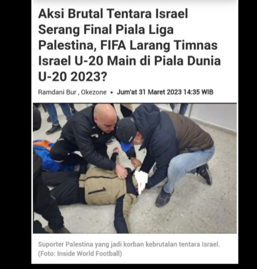 Alhamdulillah inilah bukti
AllohSWT terus melindungi Presiden <a href="/jokowi/">Joko Widodo</a> &amp; Bangsa Indonesia, dijaga nama baiknya di Dunia Internasional, sehingga mrkFIFA akan berpikir betapa Tuhan sayang Indonesia &amp; Para pemimpinnya yg menjaga amanah NKRI&amp;PANCASILA.
#JokowiTerbaikdiDunia