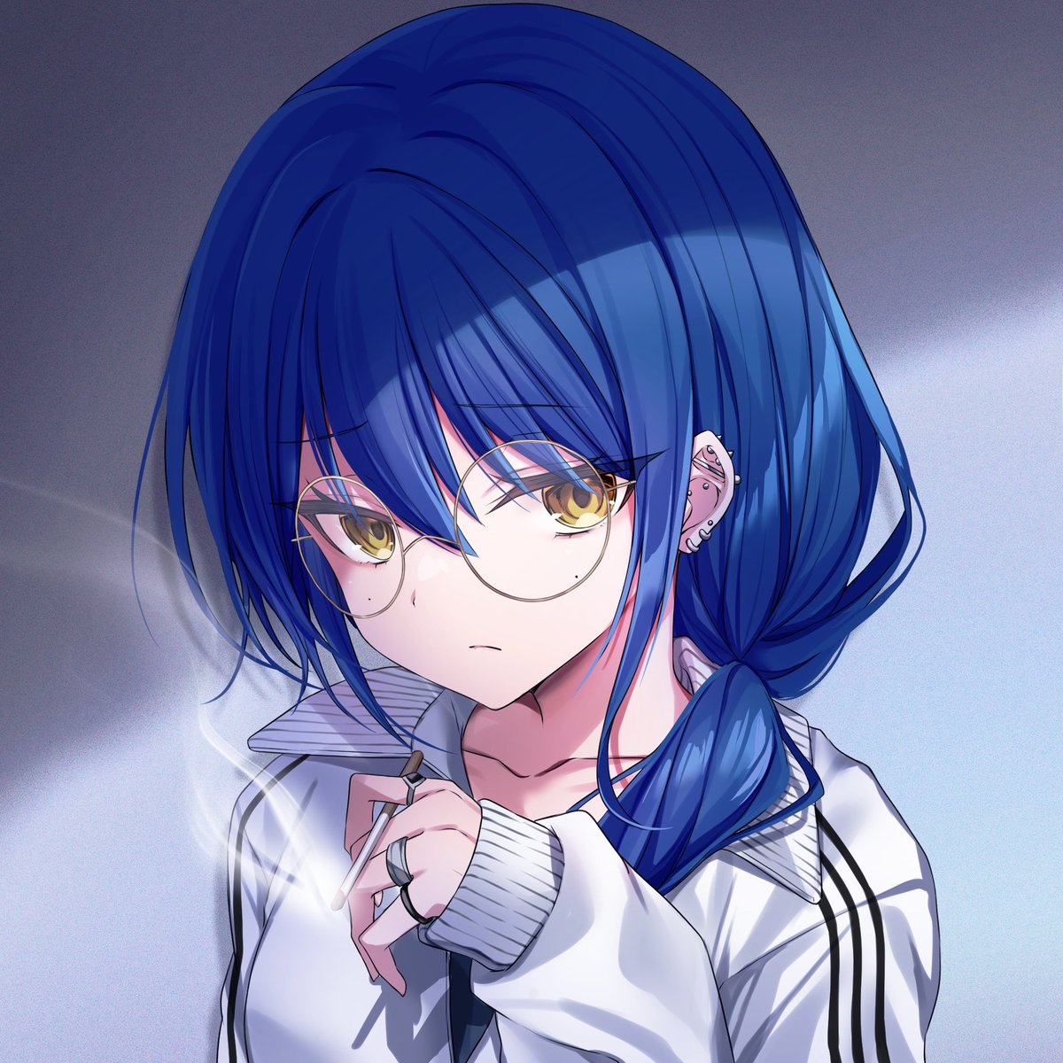 「イノリ様のアイコンイラストをお手伝いさせていただきましたミステリアスなイイ女～!」|𝗂𝗇𝖾𝗄𝖺🌾お仕事募集中のイラスト