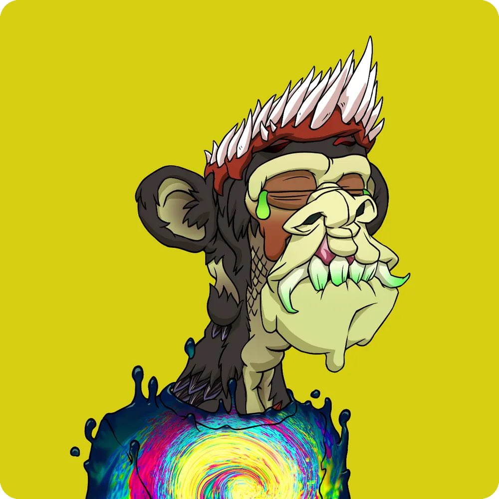 gm! Giving away two amazing #MAYC today. Don't be a fool, stop what you are doing and engage!

🎁Extra special #Giveaway for anyone who follows simple steps below😉

🥦Follow <a href="/TheApeMother/">Apemother | BIP-420</a> 
🥦Like &amp; RT
📷Tag 3

Don't Sleep! Only a fool would keep scrolling on :)🤣