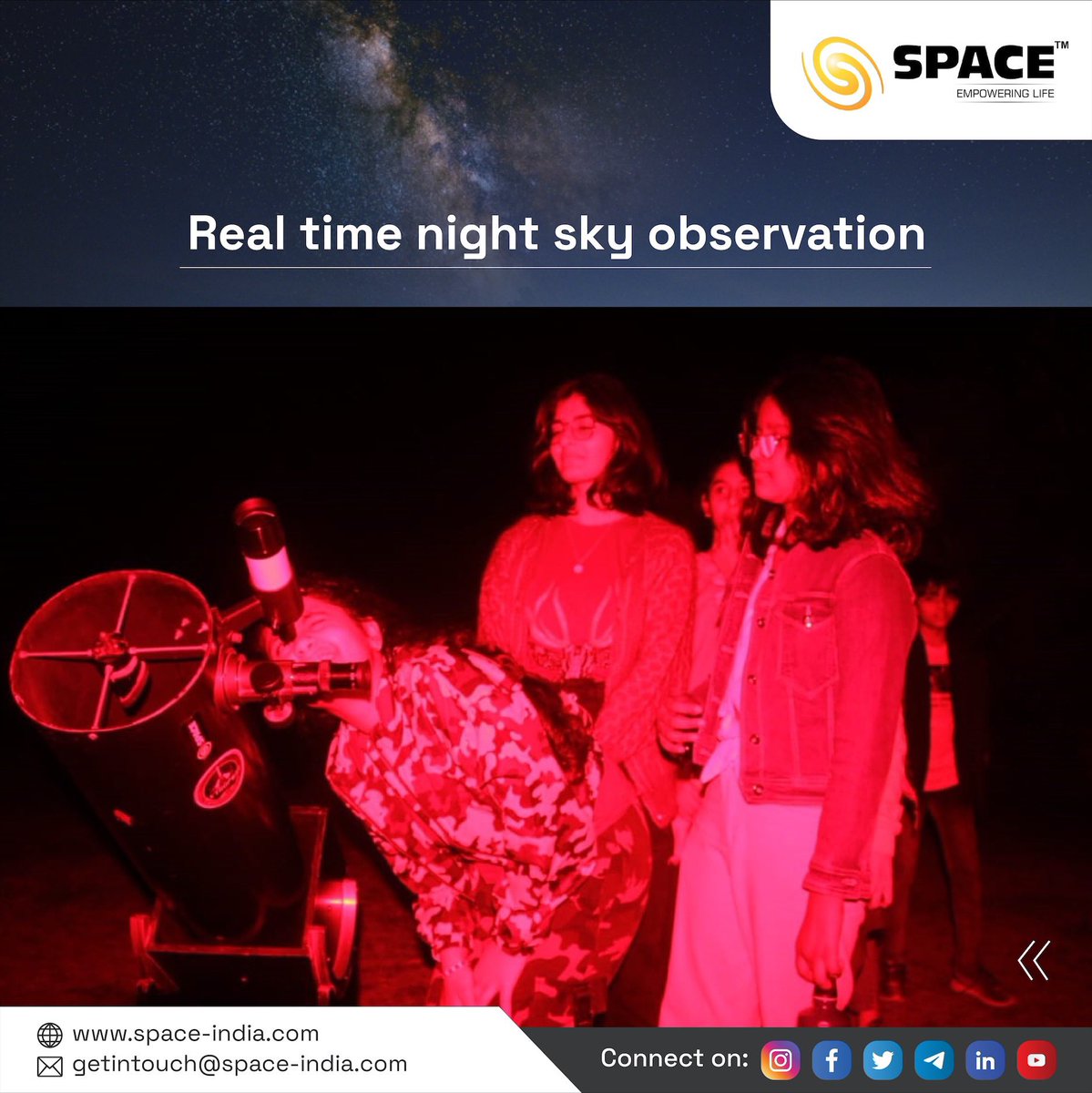 Spacian's tweet photo. We are thrilled to update about the *Prudence School, Sector - 22, Dwarka, Delhi* π« students travelled to @Astroport.india Sariska for #EduTour and engaged in the Astronomy session π
#astronomy #spaceclub
#stargazing #cosmos #space #spaceindia #cosmology #nightskyphotography https://t.co/lg9CLxztaT