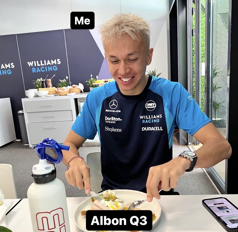 Just your casual Alex Albon masterclass 😴