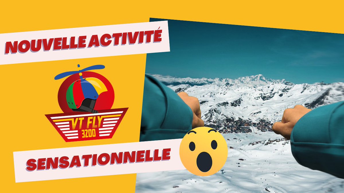 NOUVEAUTÉ 🚀 Dès l’année prochaine venez tester en exclusivité mondiale notre nouvelle activité : La VT FLY 3200 🚁 
On vous laisse la découvrir dans cette vidéo ! Et si vous voulez en s’avoir plus c’est par ici 👉🏼 youtu.be/sqFQmTFHn7A