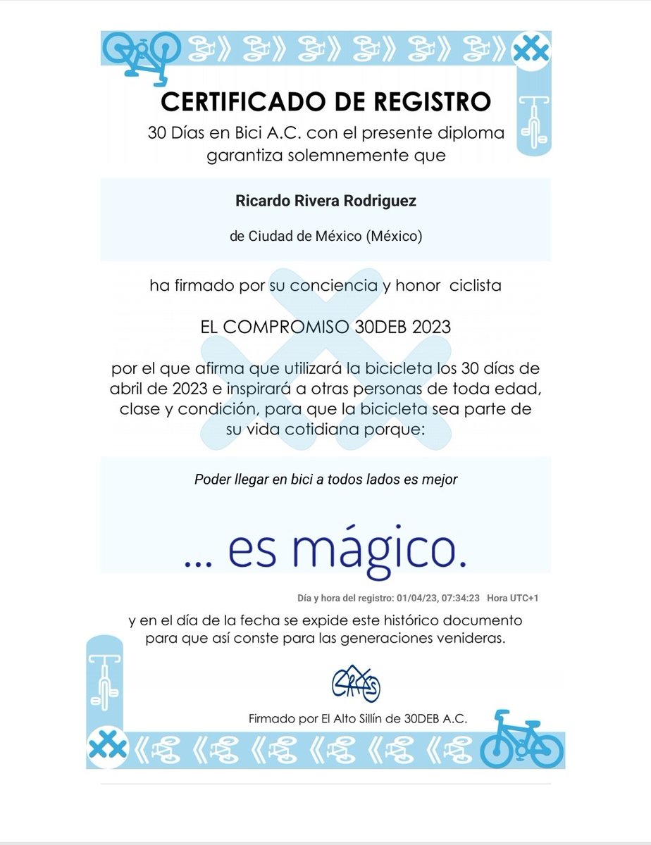 rintek's tweet photo. A un par de semanas de cumplir un año que decidí usar la bici como mi principal medio de trasporte. ¡Que ya inicie abril! #30diasenbici https://t.co/G7jBBSAgKt