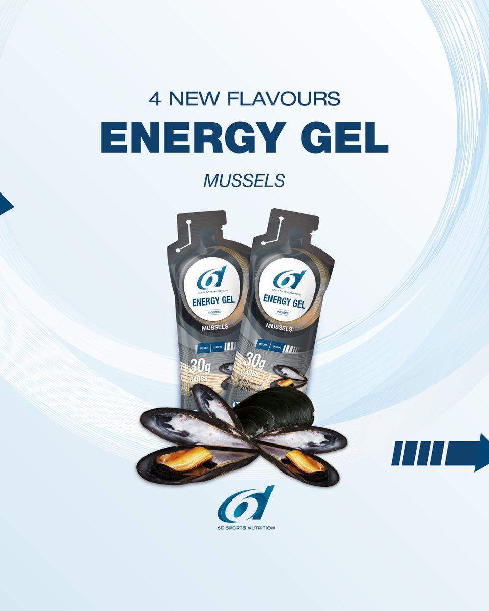 6Dnutrition's tweet photo. 🚨 New flavour alert! 🚨

Tired of the sweet and fruity 6d Energy Gel flavours? We proudly present 4 new savory flavours!

🔋 The ideal source of carbohydrates
🧂 Fast replenishment of salts
😍 4 new delicious flavours https://t.co/6UbZFbBYX4