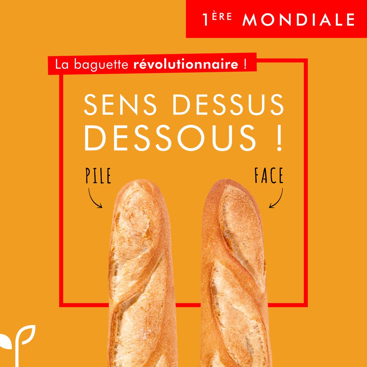 GdsMoulinsParis's tweet image. Vous l'avez demandé, Grands Moulins de Paris l'a fait !

Découvrez notre nouveau produit : la Sens dessus dessous !

Après plusieurs mois de R&amp;amp;D, nous vous présentons la première farine permettant de réaliser des baguettes qui n'ont pas de dessous : 100% gourmandise garantie !