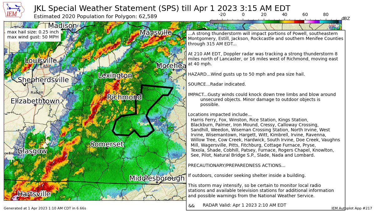 Eastern Kentucky Weather on Twitter "A strong thunderstorm will impact