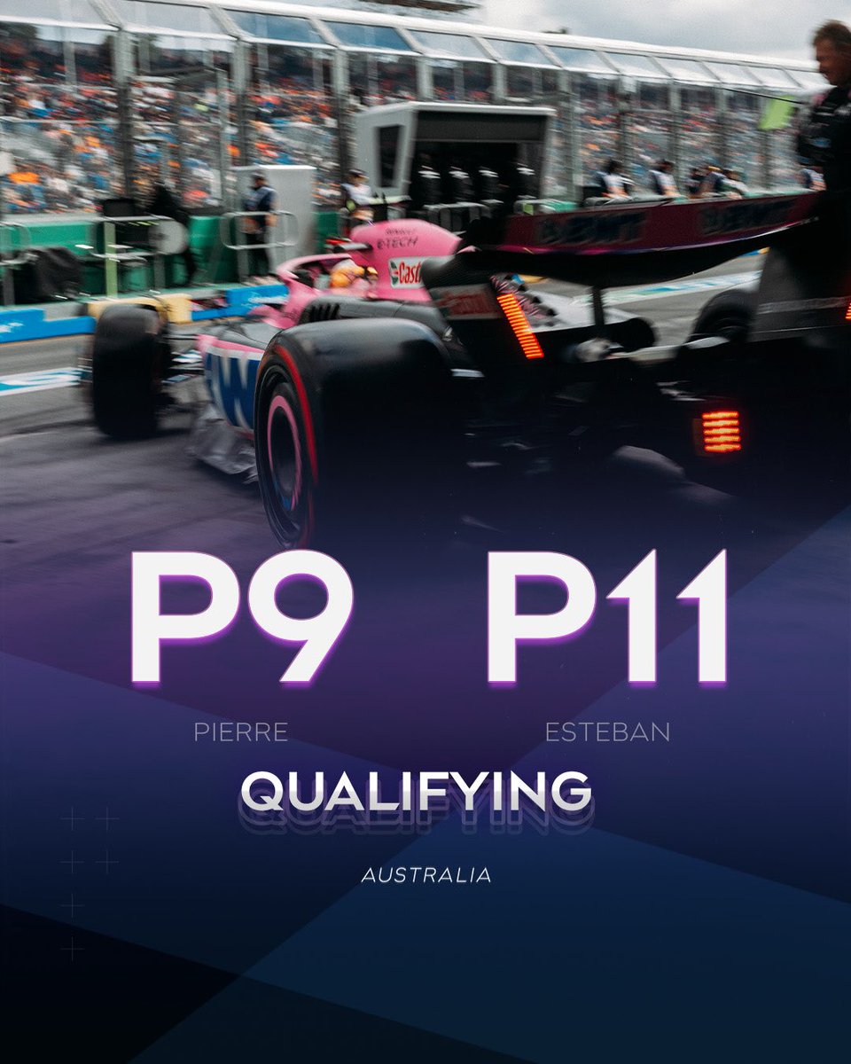 BWT Alpine F1 Team on Twitter "Chequered flags on qualifying 🏁 Pierre