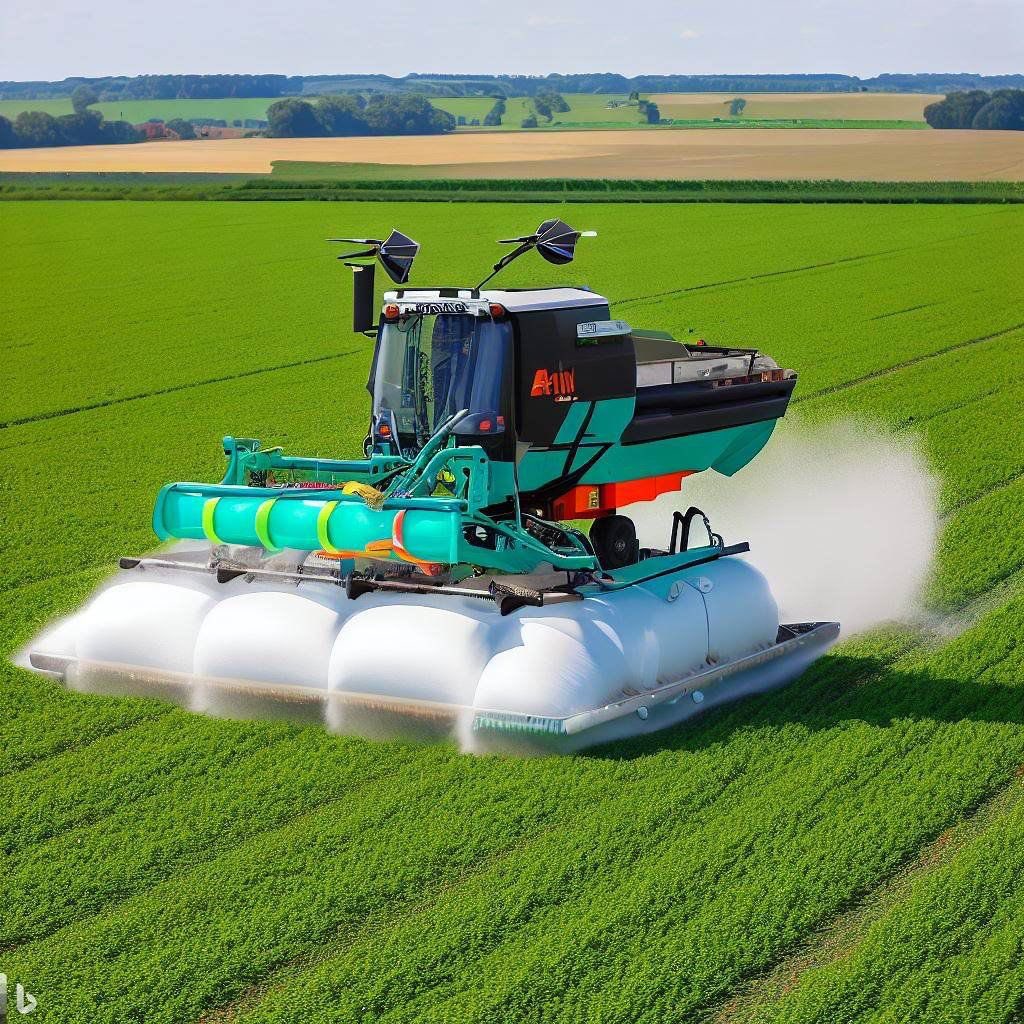 DavidButler34's tweet photo. Following the wettest March in over 40 years very glad we’ve recently invested in a state-of-the-art ‘Smallfoot’ hover tractor and will be getting stuck into lots of long overdue field work next week! #FarmTech https://t.co/s4EA23fBXX