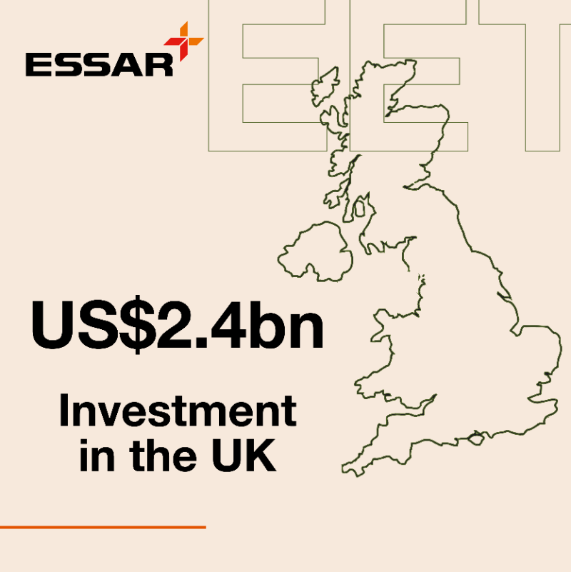 eethub's tweet photo. .@Essar launches Essar Energy Transition #EET. To invest US$3.6 billion for the #energytransition in the UK &amp; India.

The launch combines multiple existing Essar assets, building on its commitment to accelerate the UK's #decarbonisation.

#TransformingEnerygForTomorrow