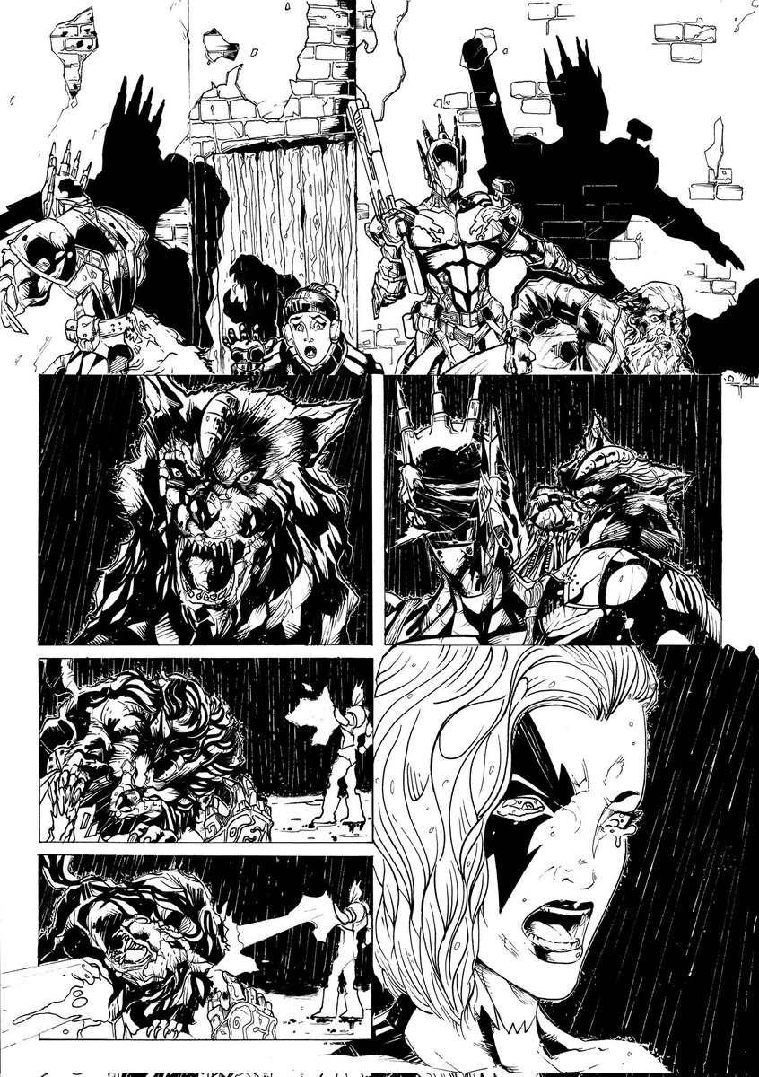 FGiangolini's tweet photo. A page from my submission for the Top Cow's Talent Hunt #cyberforce #topcowproductions #indiecomics #comics https://t.co/BREGYhhWzl