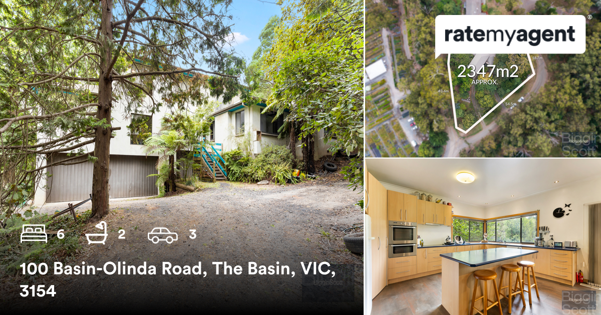 🛌 6 🛀 2 🚘 3
📍 100 Basin-Olinda Road, The Basin, VIC, 3154

Our agent’s latest sale on #RateMyAgent

rma.reviews/v7GT2gKdkjY2

...
#ratemyagent #realestate #BigginScott_Boronia
