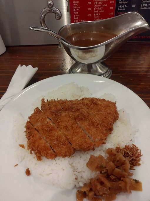 美味しかった！チアデジ内ブログで紹介された新橋駅近くのカレー屋カリカルさん！あとこの近くに怪獣酒場なのね　＃チアデジ 