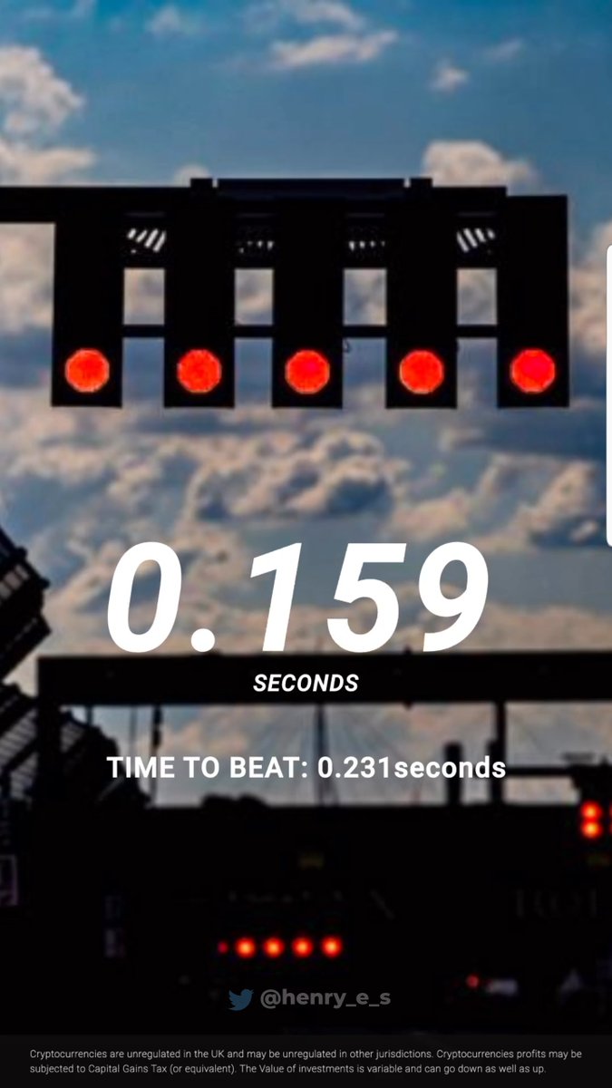 henry_e_s's tweet photo. I managed to beat Max's reaction time with : 0.159 Seconds🏅

Hopefully I will have the opportunity to be one of the winners🎉

Always success going forward to Bybit and Oracle Red Bull Racing🙏

Let's join Guys.💎
#RaceToTheNextLevel
@Bybit_Official @redbullracing https://t.co/UZC7c7Sz1B