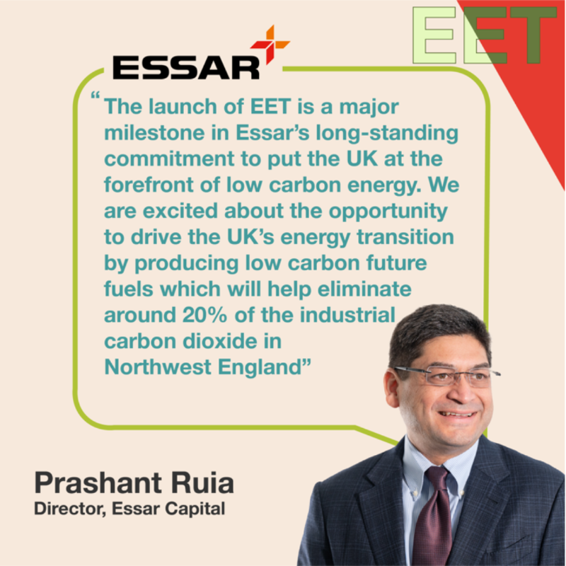 eethub's tweet photo. .@Essar launches Essar Energy Transition #EET. To invest US$3.6 billion for the #energytransition in the UK &amp; India.

The launch combines multiple existing Essar assets, building on its commitment to accelerate the UK's #decarbonisation.

#TransformingEnerygForTomorrow