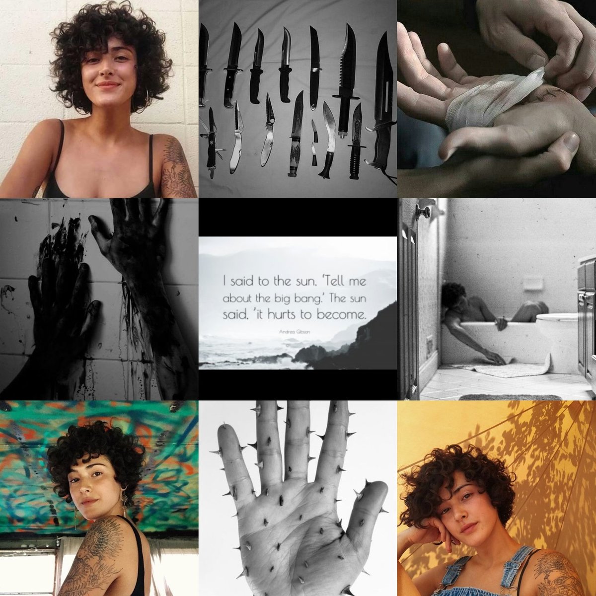 Mayaapocalypse's tweet photo. #CampNano project: Parasite Eve 
Yellowjackets x Annihilation 
🌈sapphic slow burn 
🔪Murder ace mc 
🎨Artsy monster girls 
💉human experimentation
✨Trauma✨
🩸body horror 
 🦷 cannibalism https://t.co/GKrFptFd8l