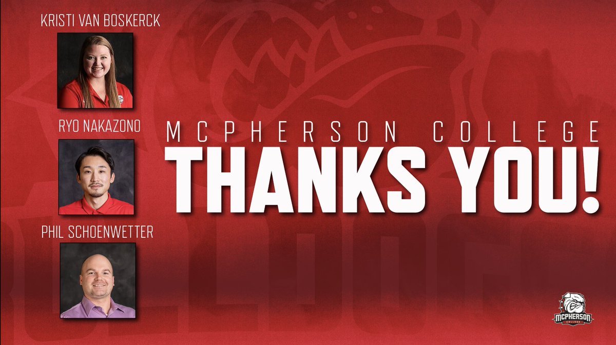 McPherson Athletics (@mac_bulldogs) on Twitter photo As National Athletic Trainer Appreciation Month comes to an end we would like to thank our very own Athletic Trainers for all their hard work and long hours throughout the year!
<a href="/MACBulldogATs/">McPherson College Sports Medicine</a>
#BulldogPride As National Athletic Trainer Appreciation Month comes to an end we would like to thank our very own Athletic Trainers for all their hard work and long hours throughout the year!
<a href="/MACBulldogATs/">McPherson College Sports Medicine</a>
#BulldogPride