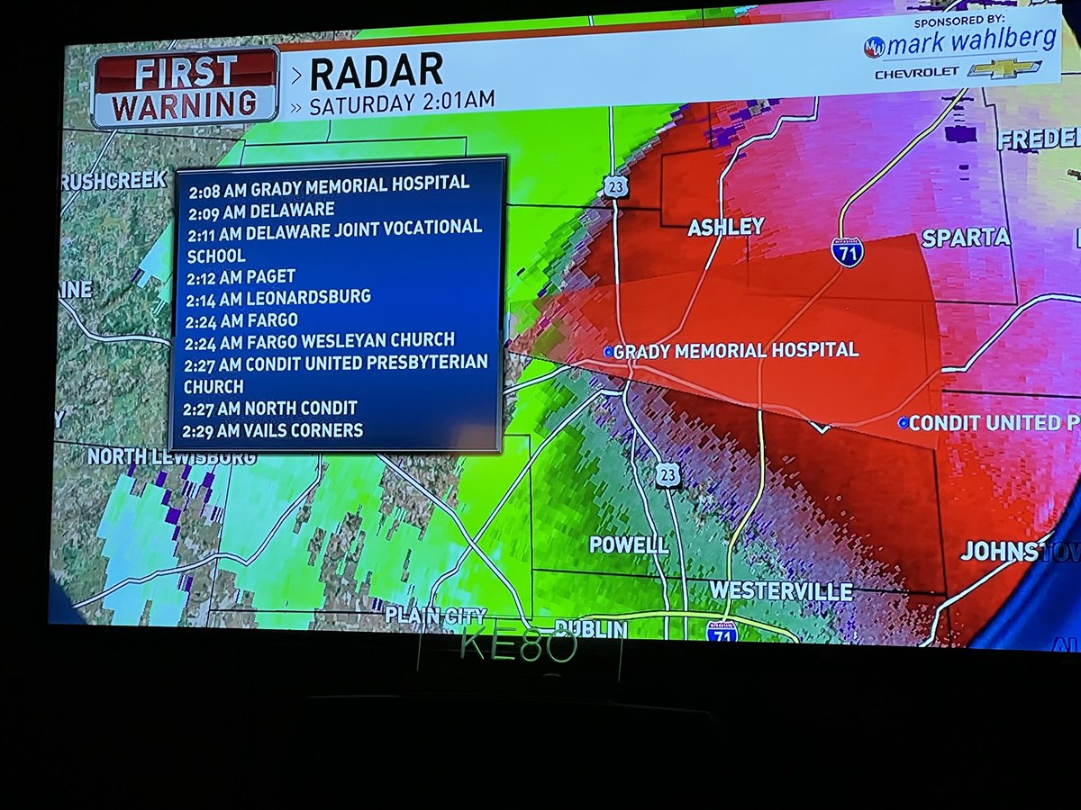 Sandy_Mackey's tweet photo. I did an interview with @WDTN this afternoon about having alerts that wake you up at night for a tornado warning. Thankfully, we were woke up by our local mass notification systems and a Wireless Emergency Alert #WEA #InTheBasement
04/01/23 https://t.co/JiYAviKdt3