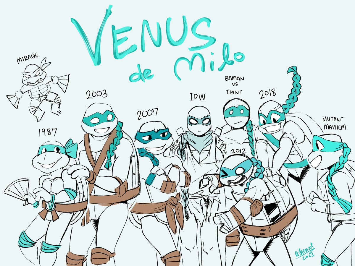 a congregation of venuses bc i'm feeling very Emotional about her n her potential if only she got the CHANCE
#TMNT #tmntvenus #venusdemilo