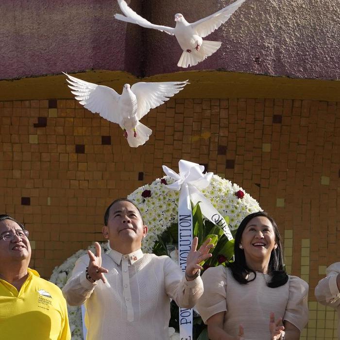 Pro-democracy protesters in the Philippines marked the anniversary on Saturday of the 1986 army-backed "people power" revolt with the son of the dictator, who was ousted in that uprising, now leading the country.
Philippines marks 1986 revolt with dictator’s son as leader
Pro-...
