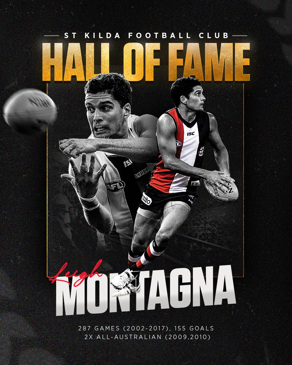 stkildafc's tweet photo. A worthy honour for a worthy Saint ❤️

Congratulations to Leigh Montagna for being inducted into our Hall of Fame.

📰 https://t.co/Ge9KN7jioi https://t.co/128hzCskYM