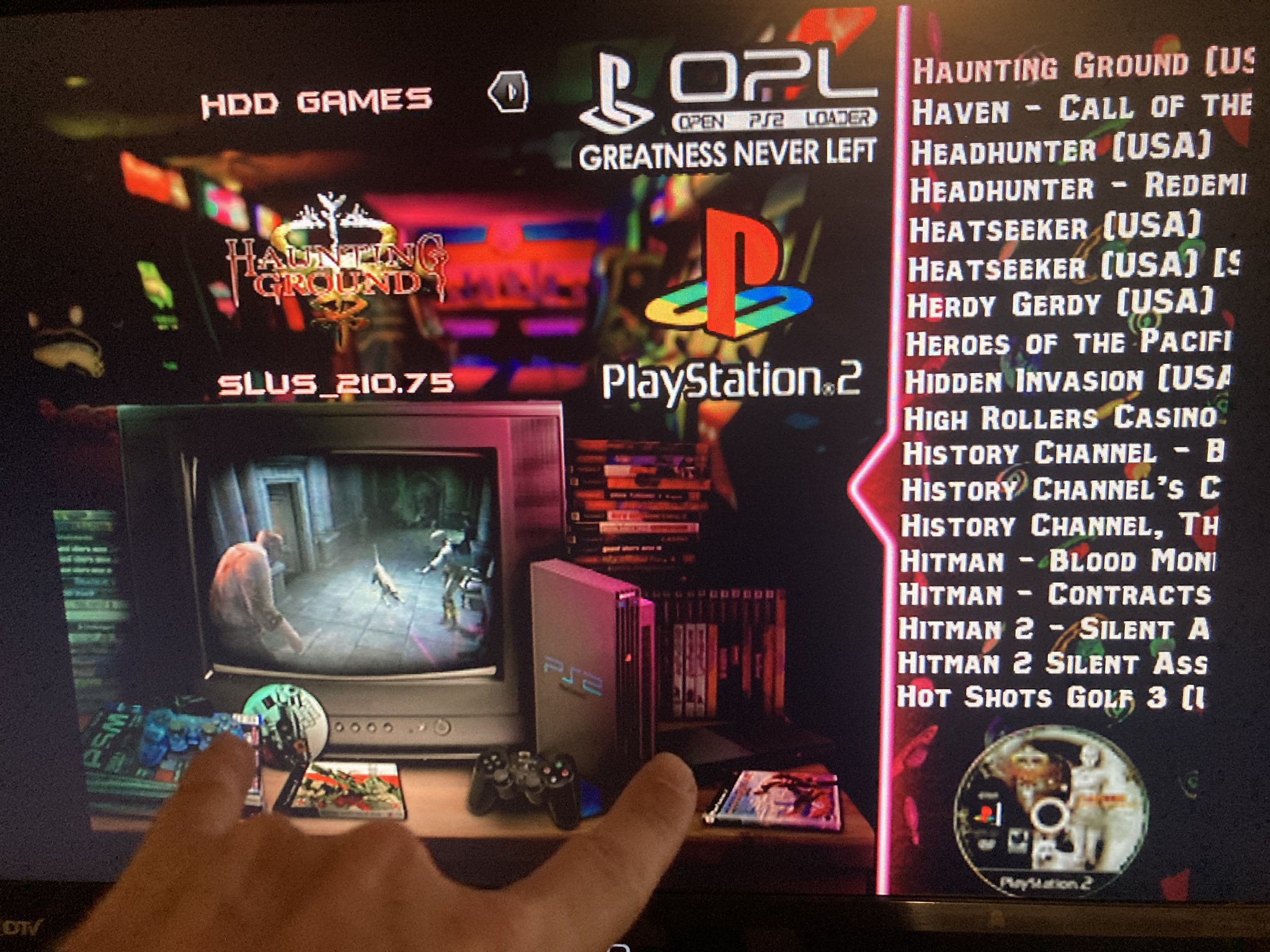 PS2 - Load PS1 titles with OPL - PS1 mode