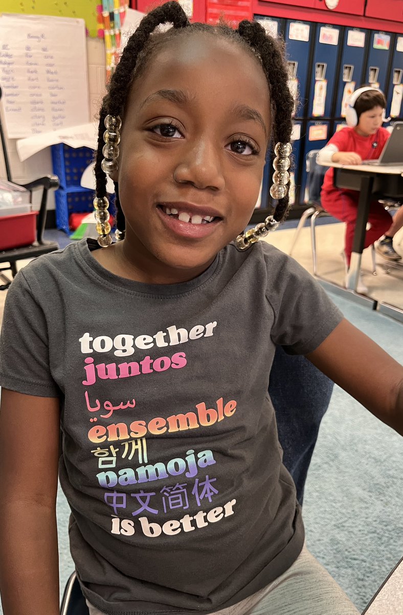 In the midst of all the carnage and chaos this week, my sweet student reminds me #togetherisbetter #mywhy <a href="/RivertonElem/">Riverton Elementary School</a>