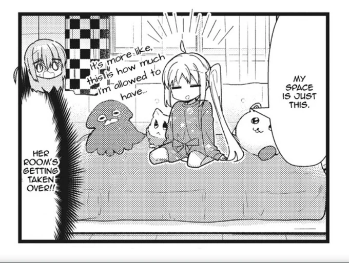 Nijika even has a plushie 