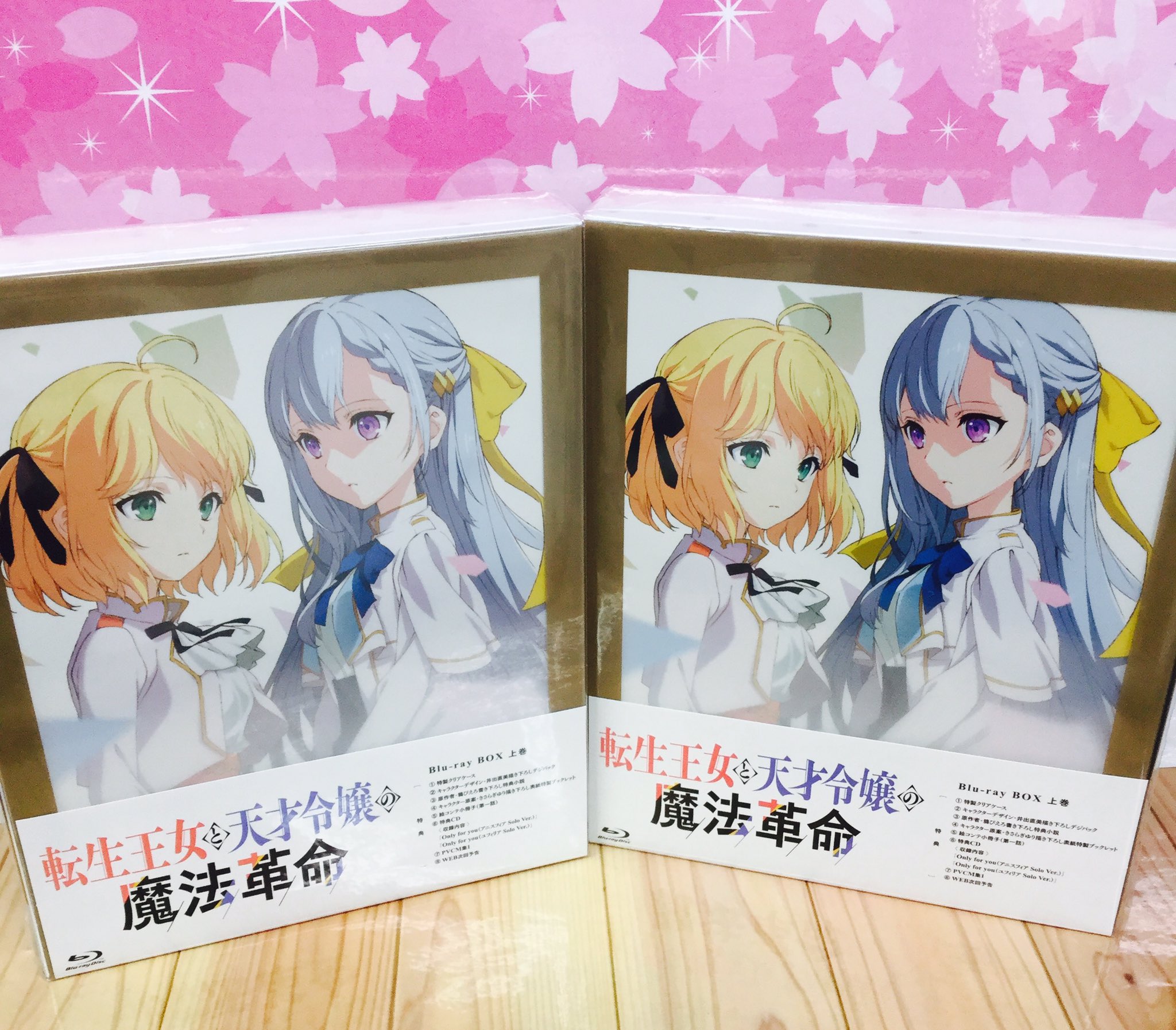 転生王女と天才令嬢の魔法革命アニメイト特典布ポスター 転生