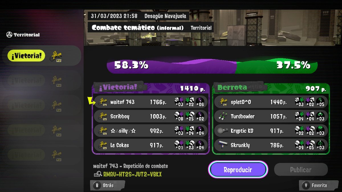 waitef742's tweet image. #Splatoon3 #NintendoSwitch
#ReyCalamar @SplatoonES