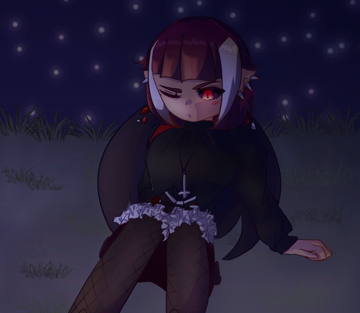 MintyMins1's tweet photo. Something something I used this for like practicing multiple things yay it came out okay
(Also how is this the first time I've drawn vampire Gibril jesus-)
#gunvolt #gunvolt2 #vampireau #ガンヴォルトアート https://t.co/BZ8OK9L0dx
