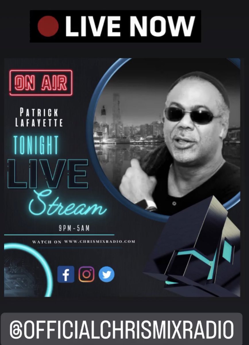 Join <a href="/PJLafayette/">patrick lafayette</a>’s Friday evening show….and rock to your favorite songs #patricklafayette #reggaefridays