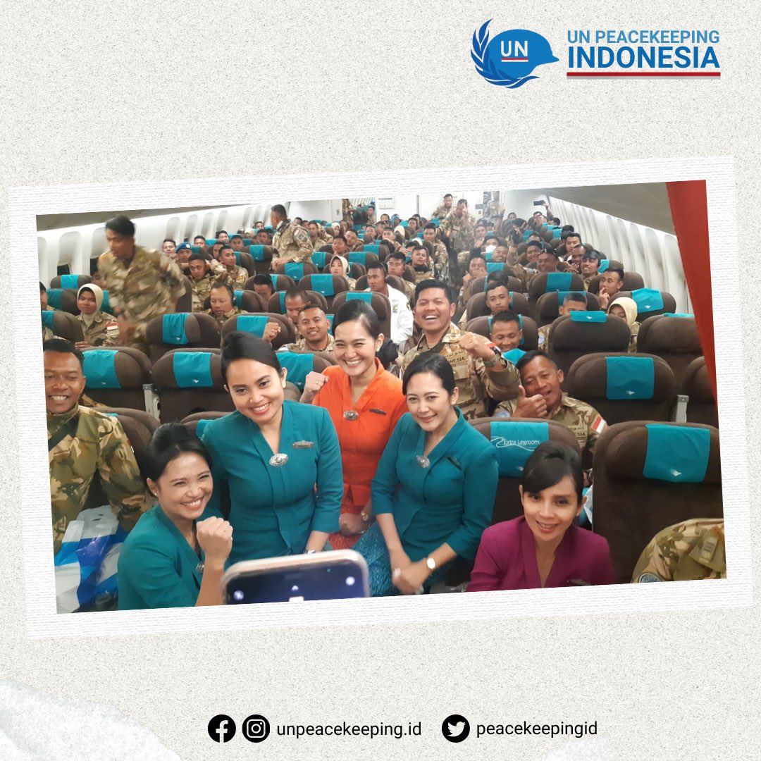 peacekeepingid's tweet photo. Penggunan maskapai Garuda Indonesia merupakan bagian perwujudan komitmen tinggi serta strategi besar Pemri, melalui PTRI New York, untuk meningkatkan manfaat ekonomi dari peran Indonesia di berbagai MPP PBB. https://t.co/ffasMpUeO7