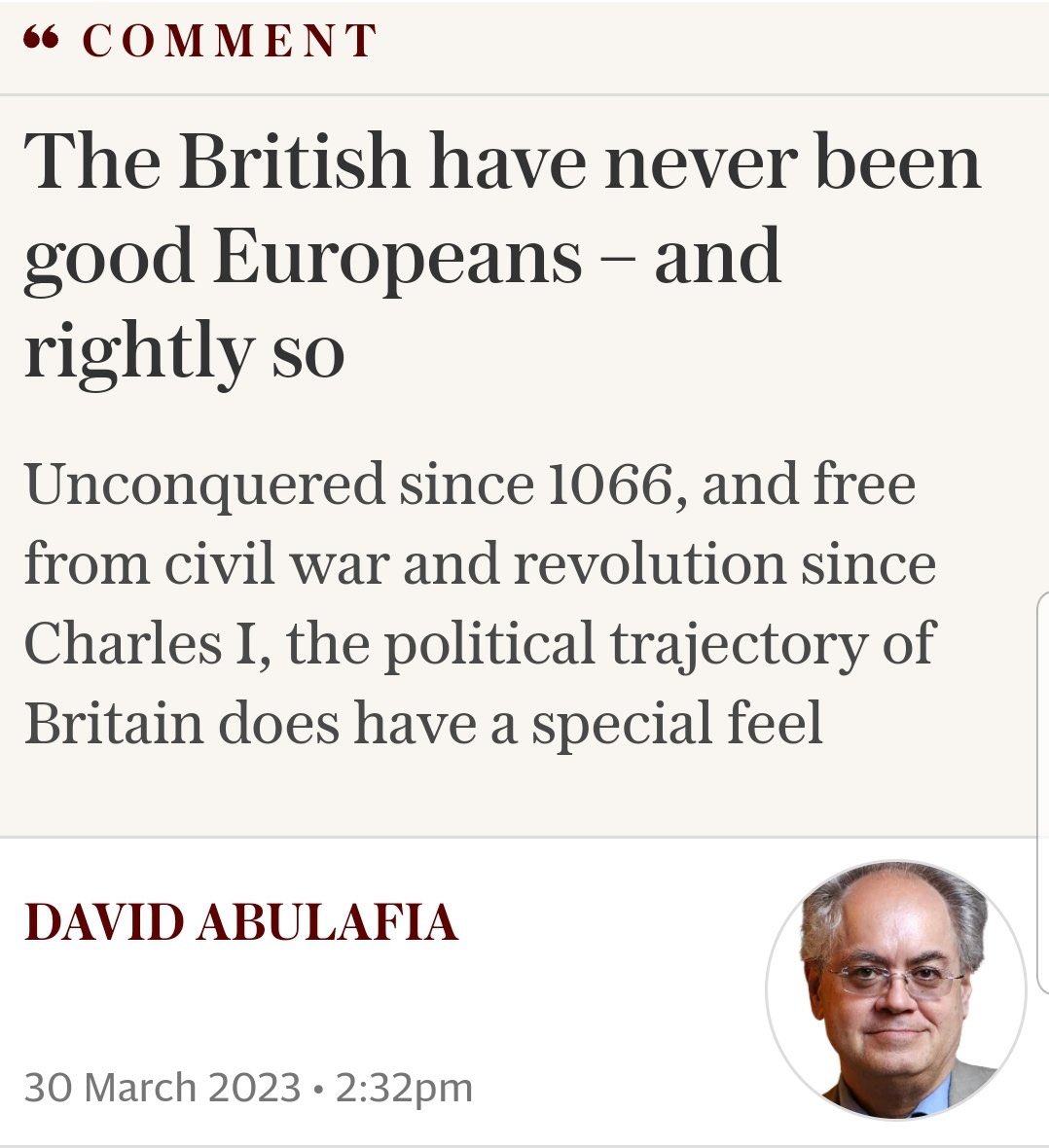 In 1916 a successful revolution started in Dublin. Up until independence Ireland was part of the Union. The North still is. To act as if Ireland does not play a part in British constitutional history is to act as if Britain never meant more than just England