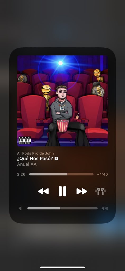 YonAlberto24's tweet photo. Maldición, que canción tan buena. Te amo Anuel https://t.co/2LUToznOyk