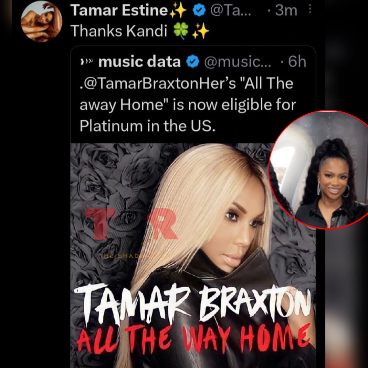 TheShadeRoom's tweet photo. Tamar Braxton with a post and delete👀 https://t.co/8hRMjqto5u