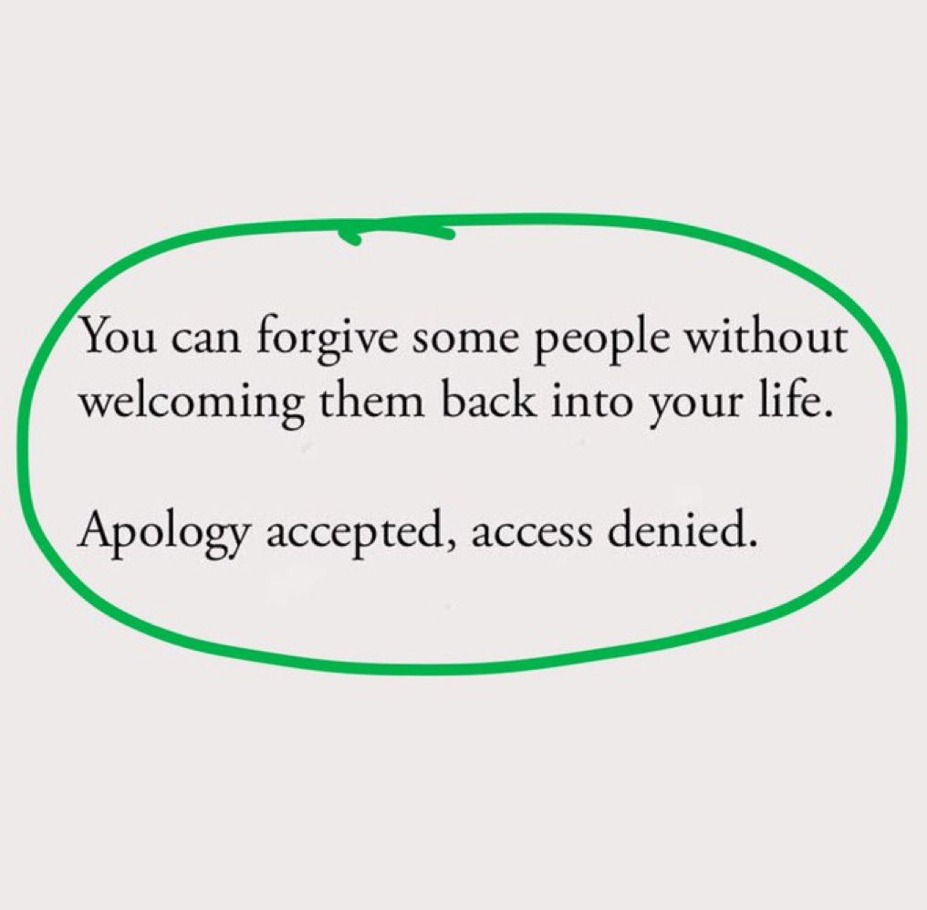Jayecane's tweet photo. Apology accepted, access denied. https://t.co/RQpmYGqlTG