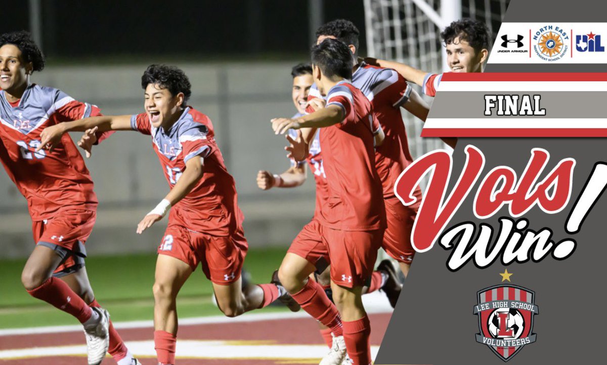 Yours Vols are headed to the Regional Tournament! Final from Comalander ⬇️ #VolsWin #RefuseToLose #GoVols #SecondSeason #TXHSSOC @LEEVOLSSOCCER - 4 @JJMensSoccer - 0