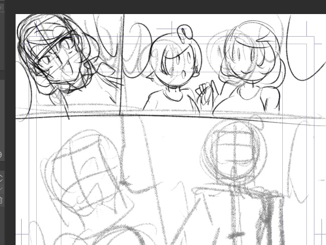 水着フェチミニマンガガシガシ描いてます!スペース聞きながら描くと速度が速くなる! 