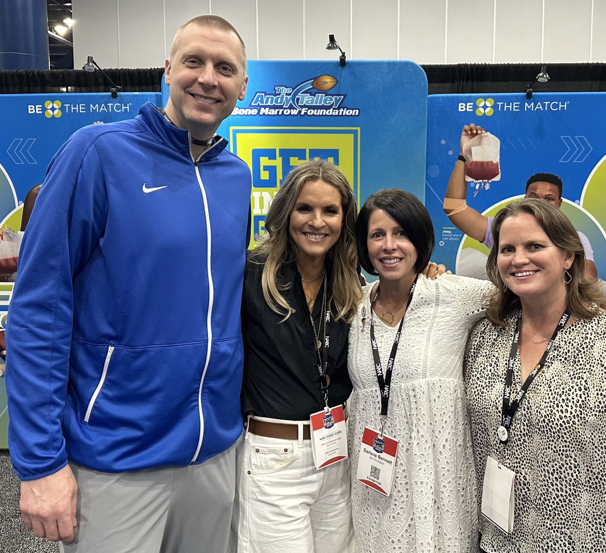 Day two did not disappoint! We have 50+ coaches signing up to host drives on their respective campuses. My heart is full of joy for all the good this conference has brought! Together #wesavelifes with @BeTheMatch #getinthegame and visit wesavelives.bethematch.org/index.cfm?fuse…