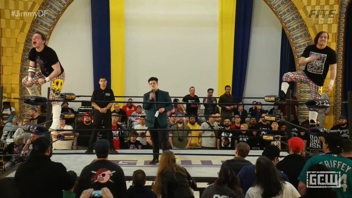 MikeGuylee's tweet photo. Match 8:

Wasted Youth (Dyln McKay &amp; Marcus Mathers) vs. Bang Bros (August Matthews &amp; Davey Bang) vs. BestBros (Baliyan Akki &amp; Mei Suruga) vs. CPF (Danny Black &amp; Joe Lando) 

HYPEEEEEEED!!!!

But I have to cheer for two teams here!!!

LFGGG, WASTED YOUTH!

LFGGG, CPF!

#JimmyDF https://t.co/o8s99JaWWi