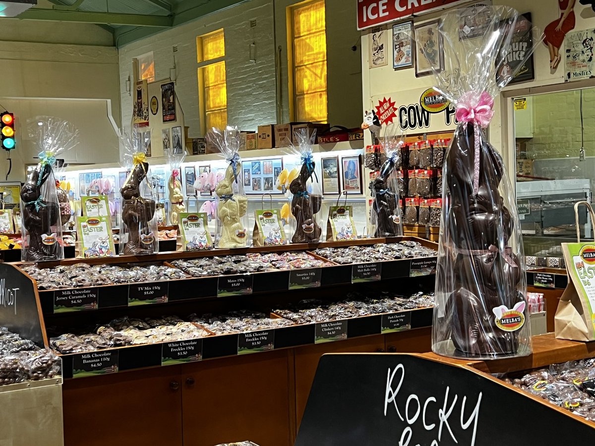Melba’s Chocolate Factory, Woodside SA. I just went to look. Promise. #chocolate #cantresist #vacation2023 #WritingCommunity